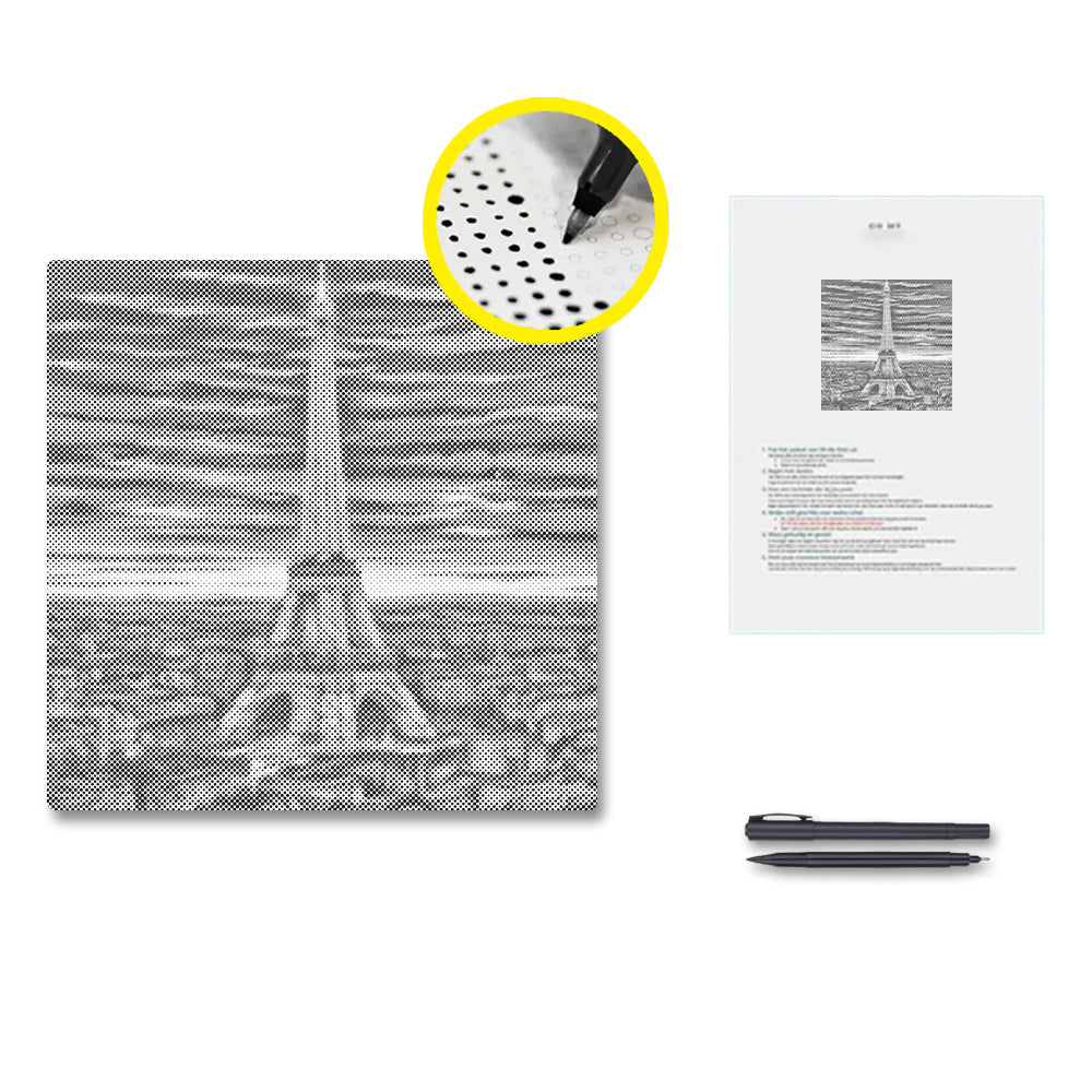 Eiffel Tow - Dot Painting