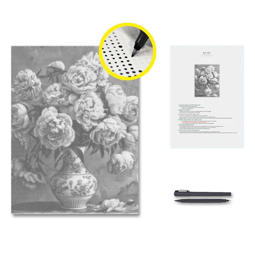 Peony - Dot Painting