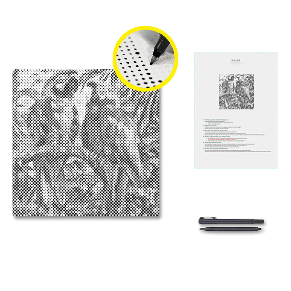 Parrot Bird - Dot Painting