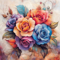Intricate Floral Design - Diamond Painting