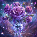 Galaxy Rose – Diamond Painting