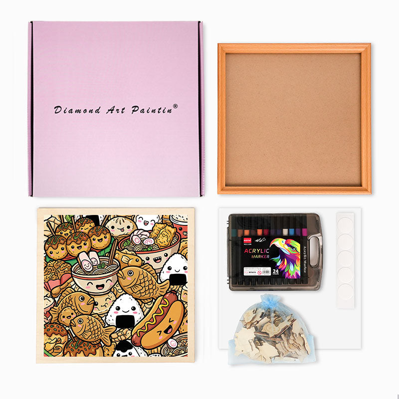 Happy Bites - Wooden Coloring Puzzle