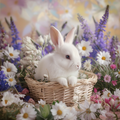Spring Basket Bunny - Diamond Painting
