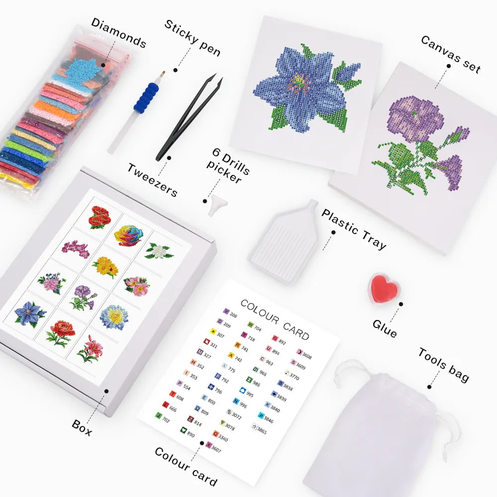 Mini-Blooming Floral Beauties