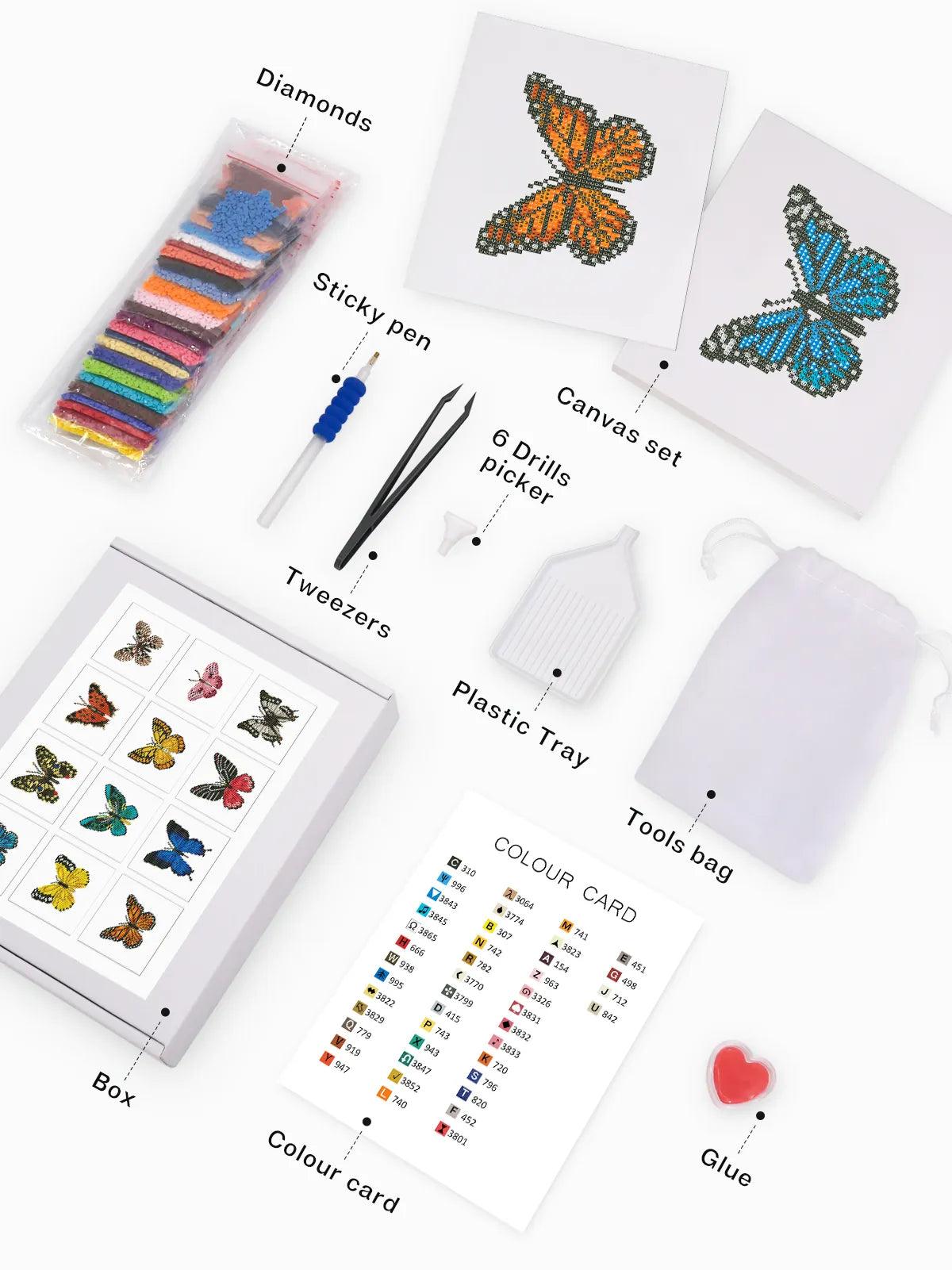 Mini-Vibrant Butterfly Garden