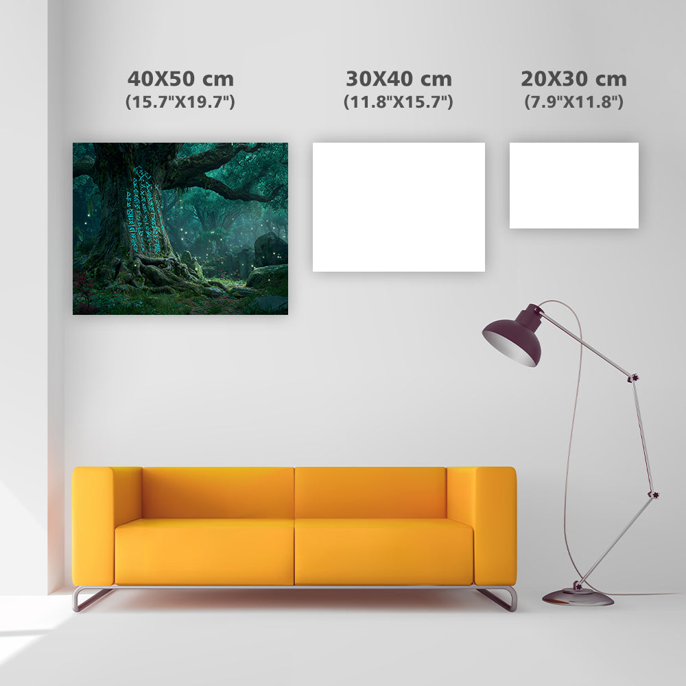 Elder Tree in the Enchanted Forest - Diamond Painting