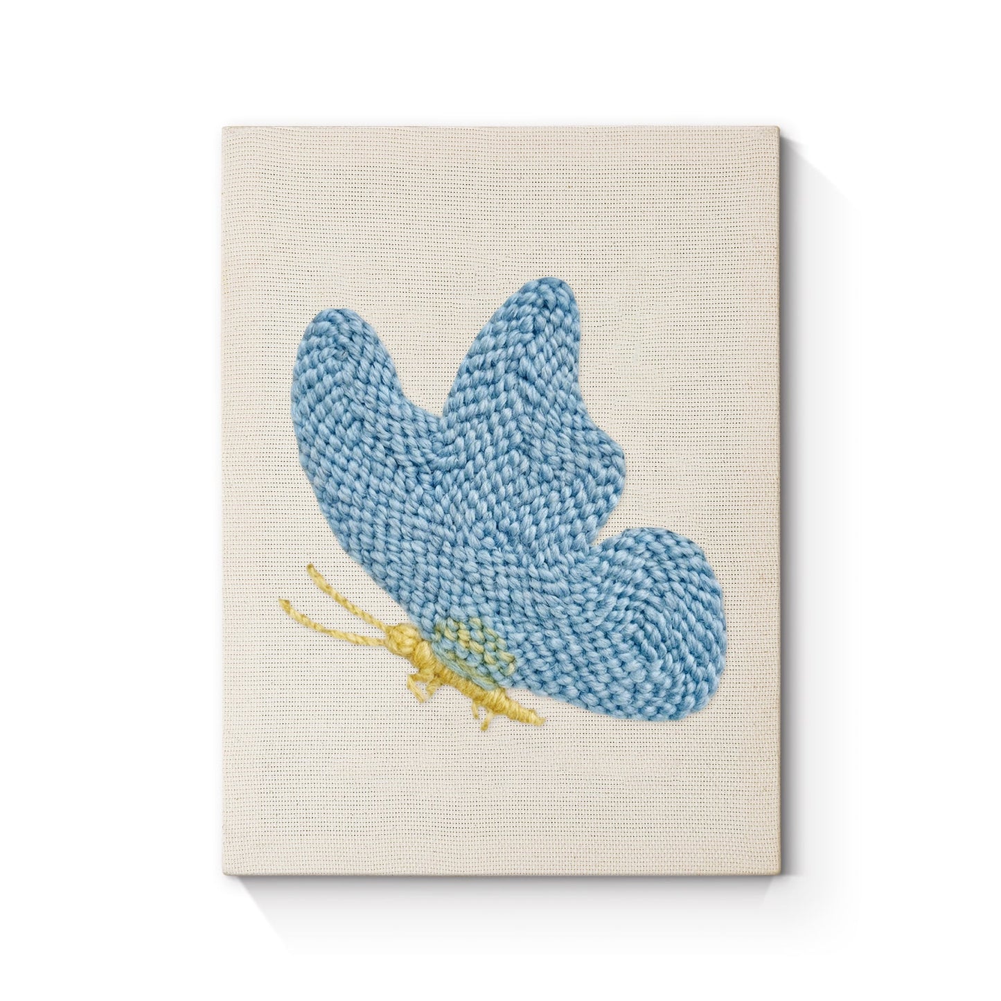 Blue Butterfly - Punch Needle