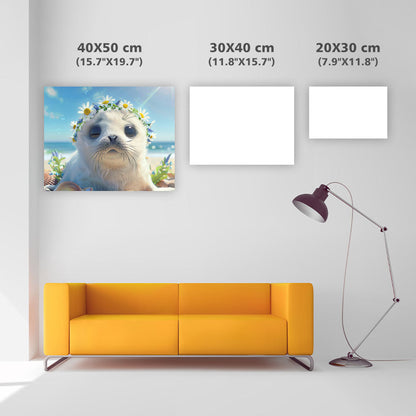 Beach Flower Seal - Diamond Painting