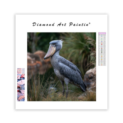 Shoebill Stork - Diamond Painting