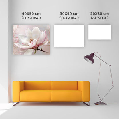 Elegant Magnolia Bloom - Diamond Painting