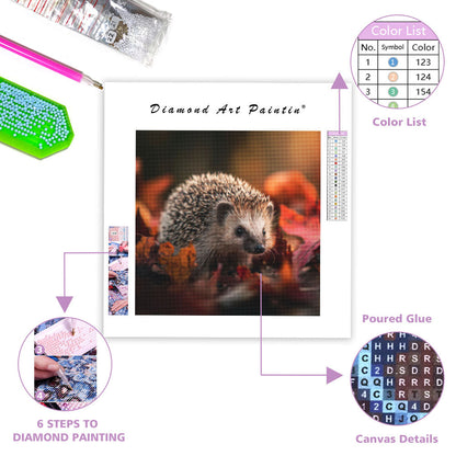 Degu with Seed - Diamond Painting