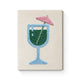Tropical Green Beverage - Punch Needle