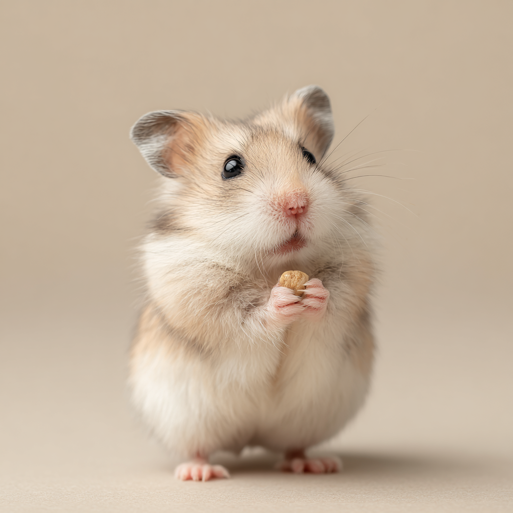 Dwarf Hamster with Seed - Diamond Painting