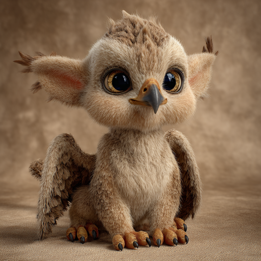 Baby Griffin - Diamond Painting