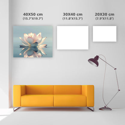 Elegant Lotus Calm - Diamond Painting