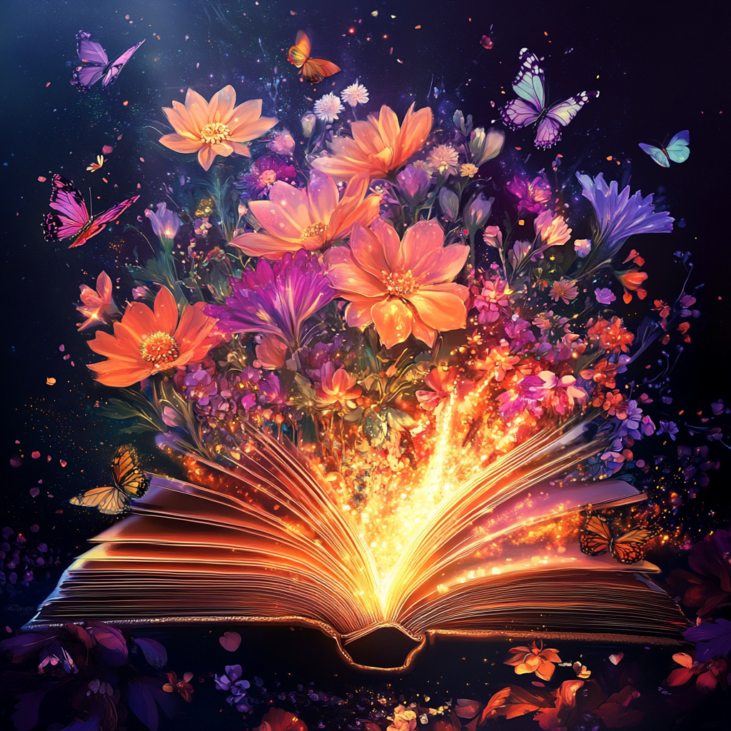 Flourishing Book of Magic - Diamond Painting