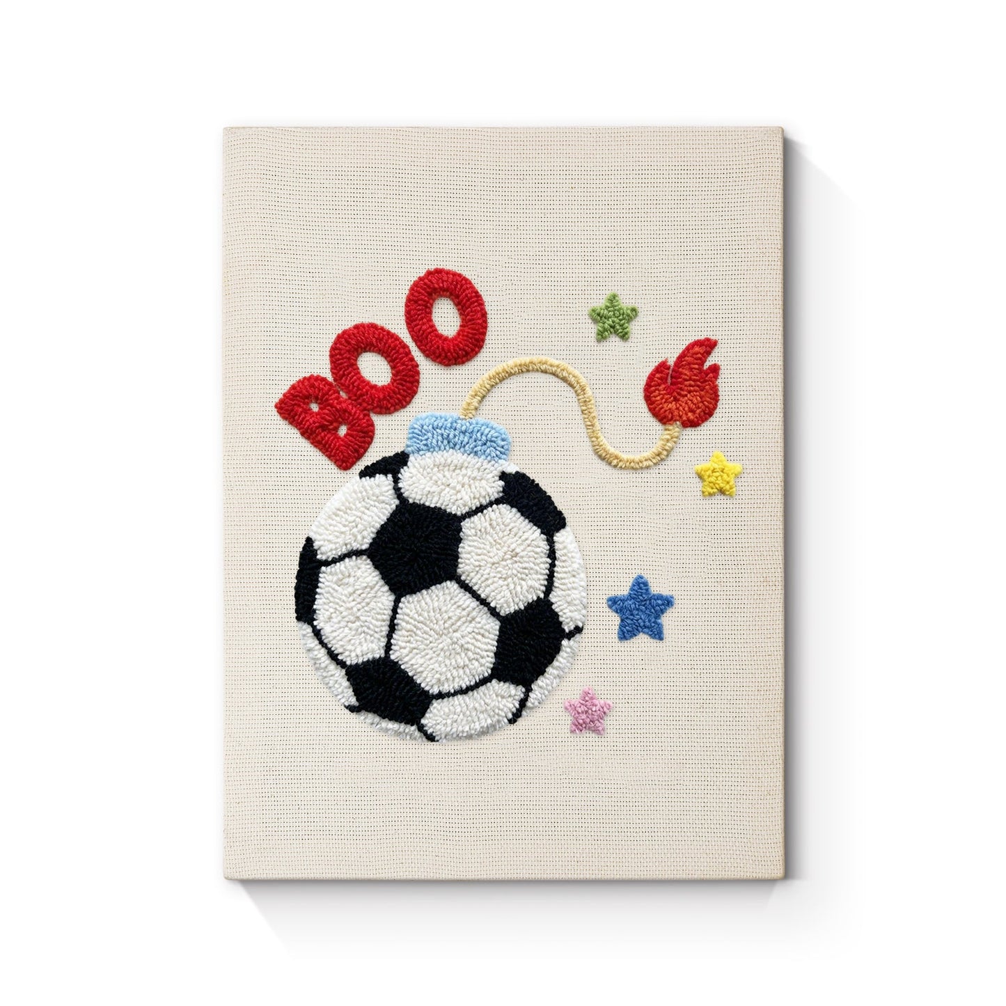 Soccer Bomb - Punch Needle