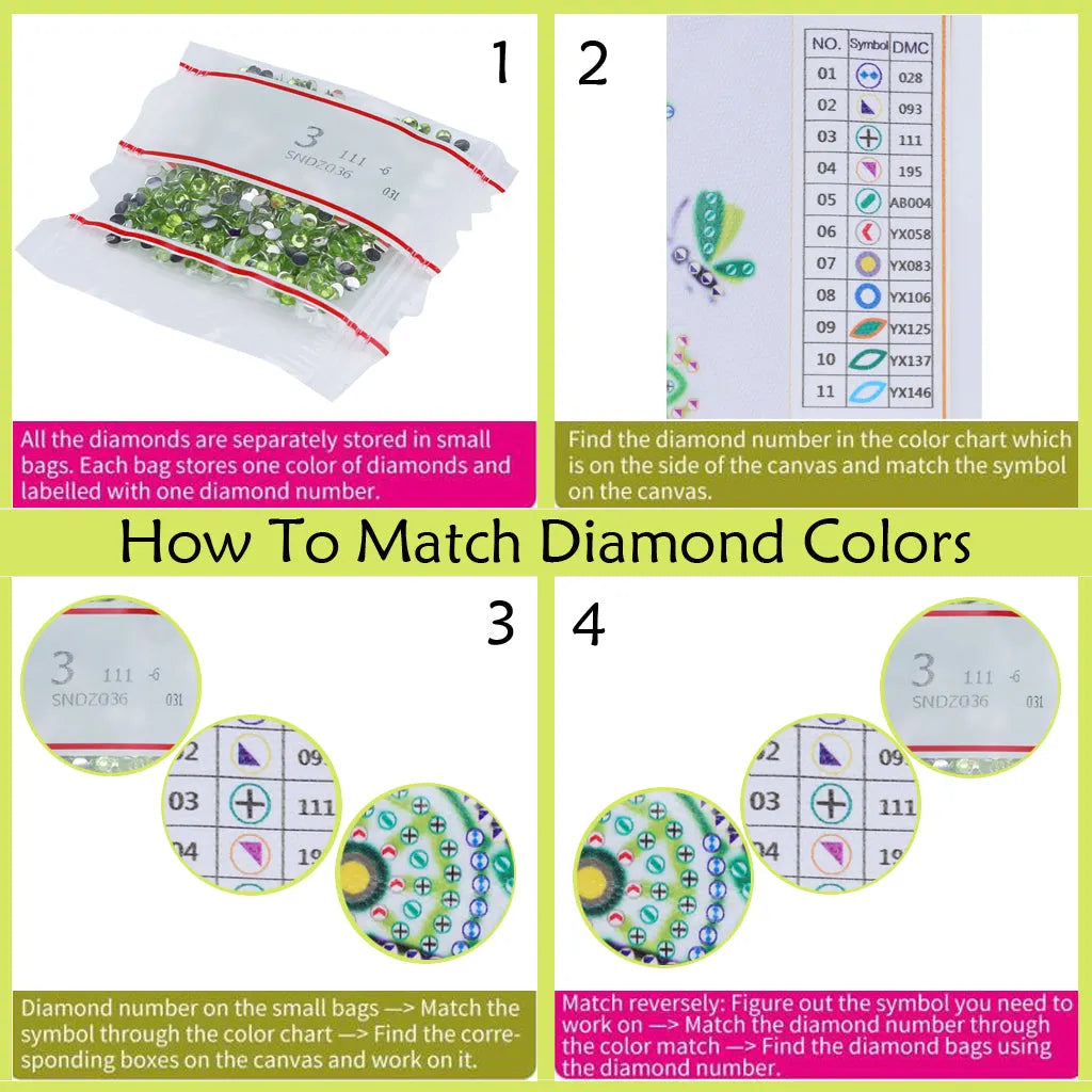 DIY Mandala J - Diamond Coasters