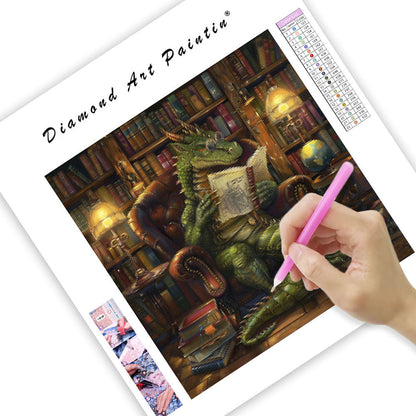 The Scholar Dragon - Diamond Painting