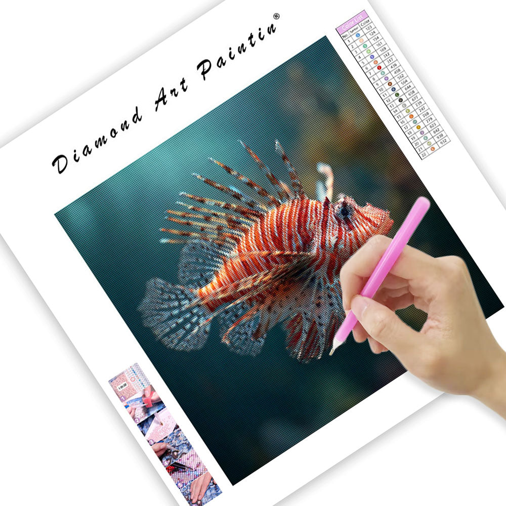 Lionfish Display - Diamond Painting