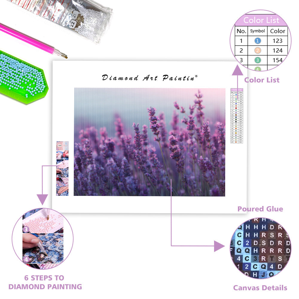 Lavender - Diamond Painting