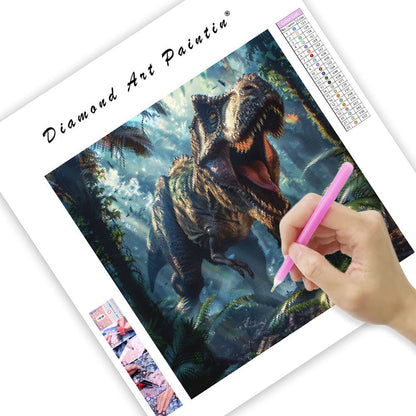 T-Rex Roar - Diamond Painting