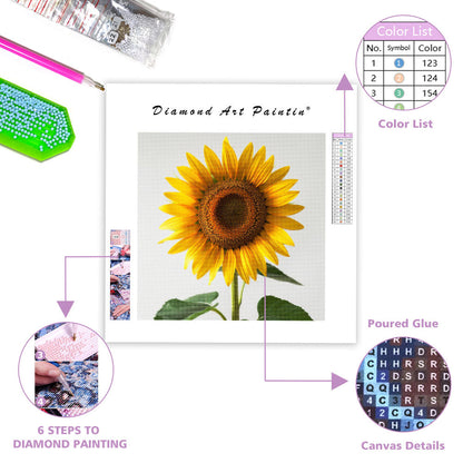 Sunflower Radiance - Diamond Painting
