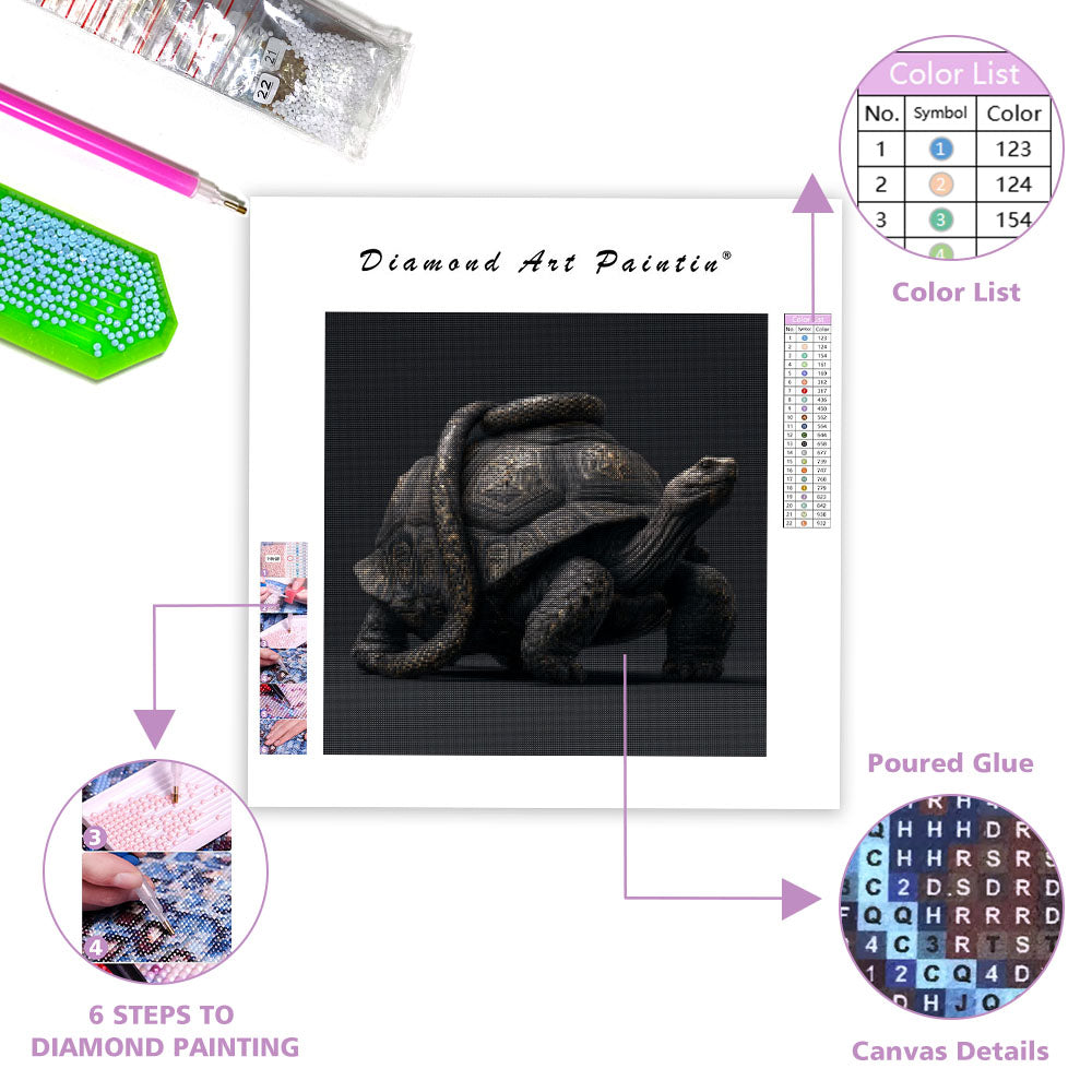 Black Tortoise - Diamond Painting