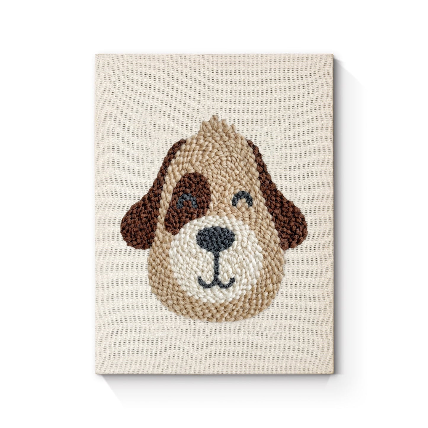Dog's Face - Punch Needle