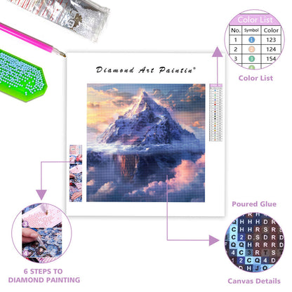 Immortal Mountain Cloudland - Diamond Painting