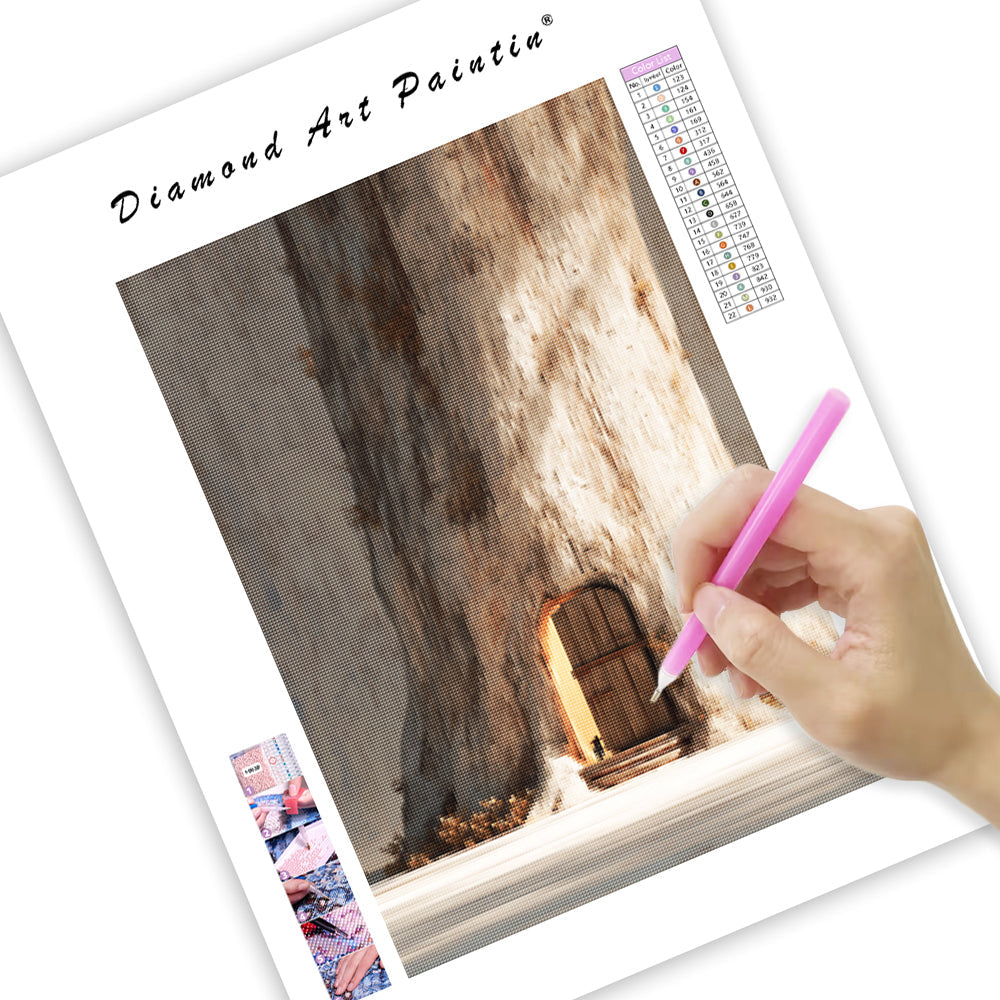 Tree Door Secret - Diamond Painting