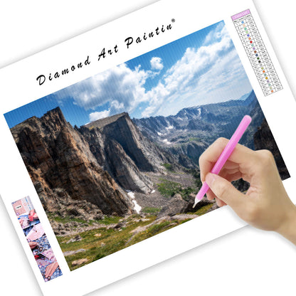 Rocky Mountain Landscape - Diamond Painting