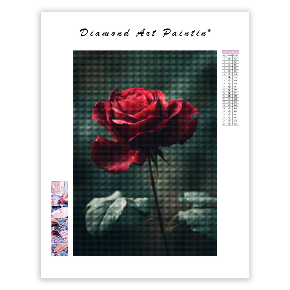 Rose - Diamond Painting
