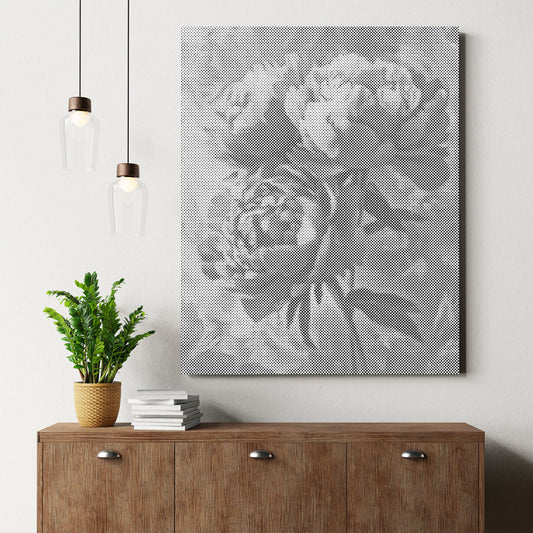 Pink Peony - Dot Painting