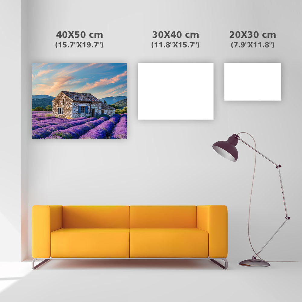 Lavender Cottage - Diamond Painting