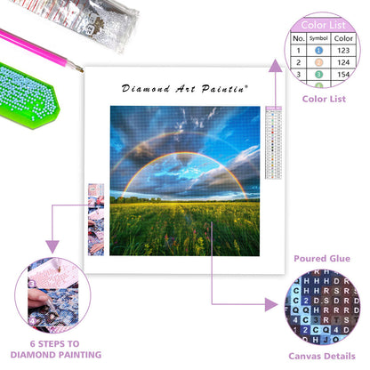 Rainbow After Rain - Diamond Painting