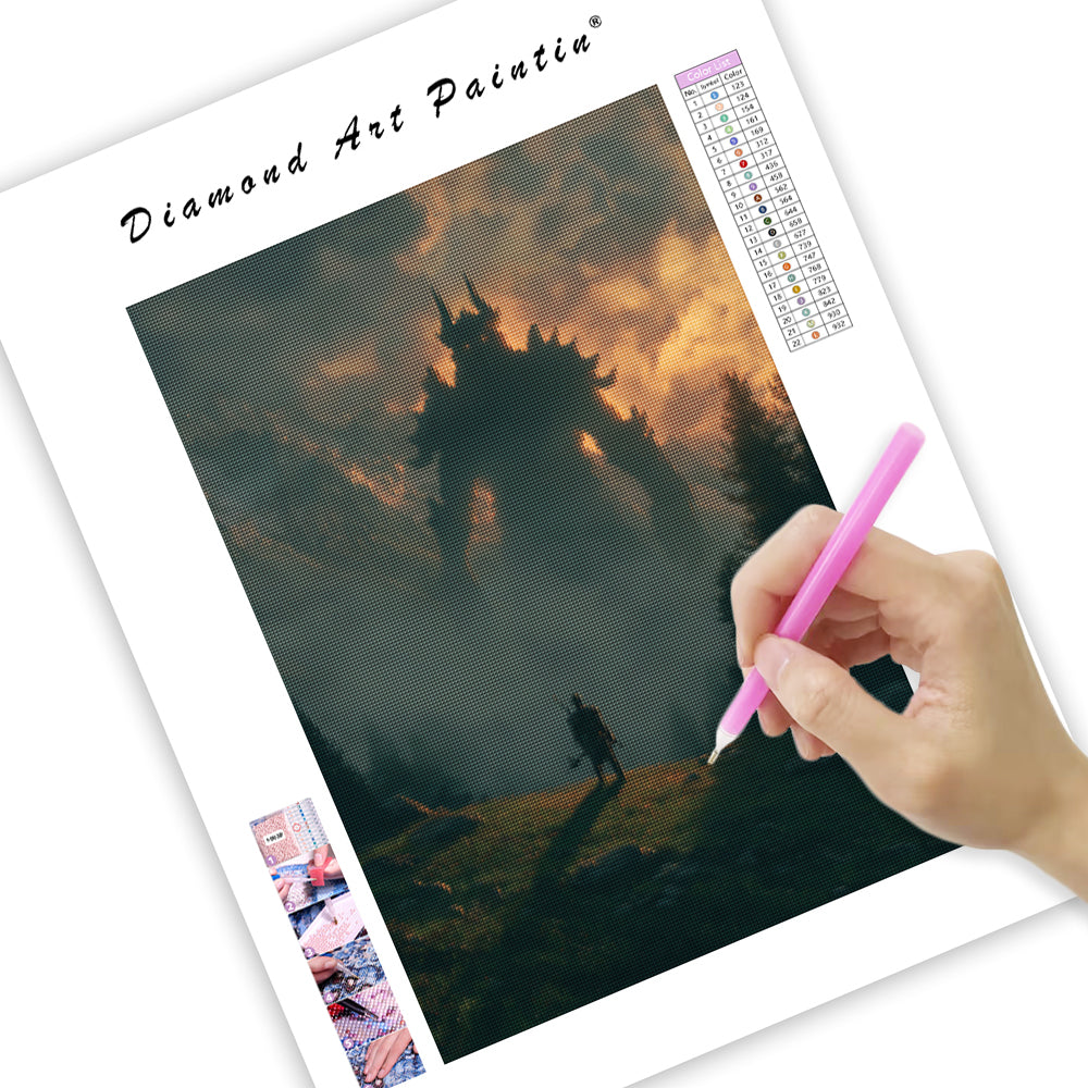 Giant’s Shadow Over the Land - Diamond Painting