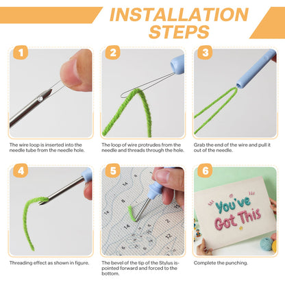 You've Got This - Punch Needle