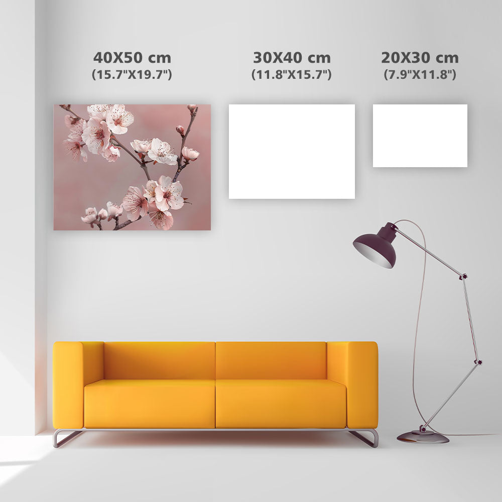 Blooming Cherry Branch - Diamond Painting