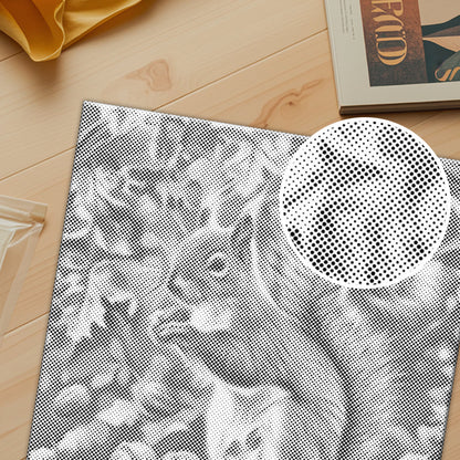 Squirrel In Autumn Leaves - Dot Painting