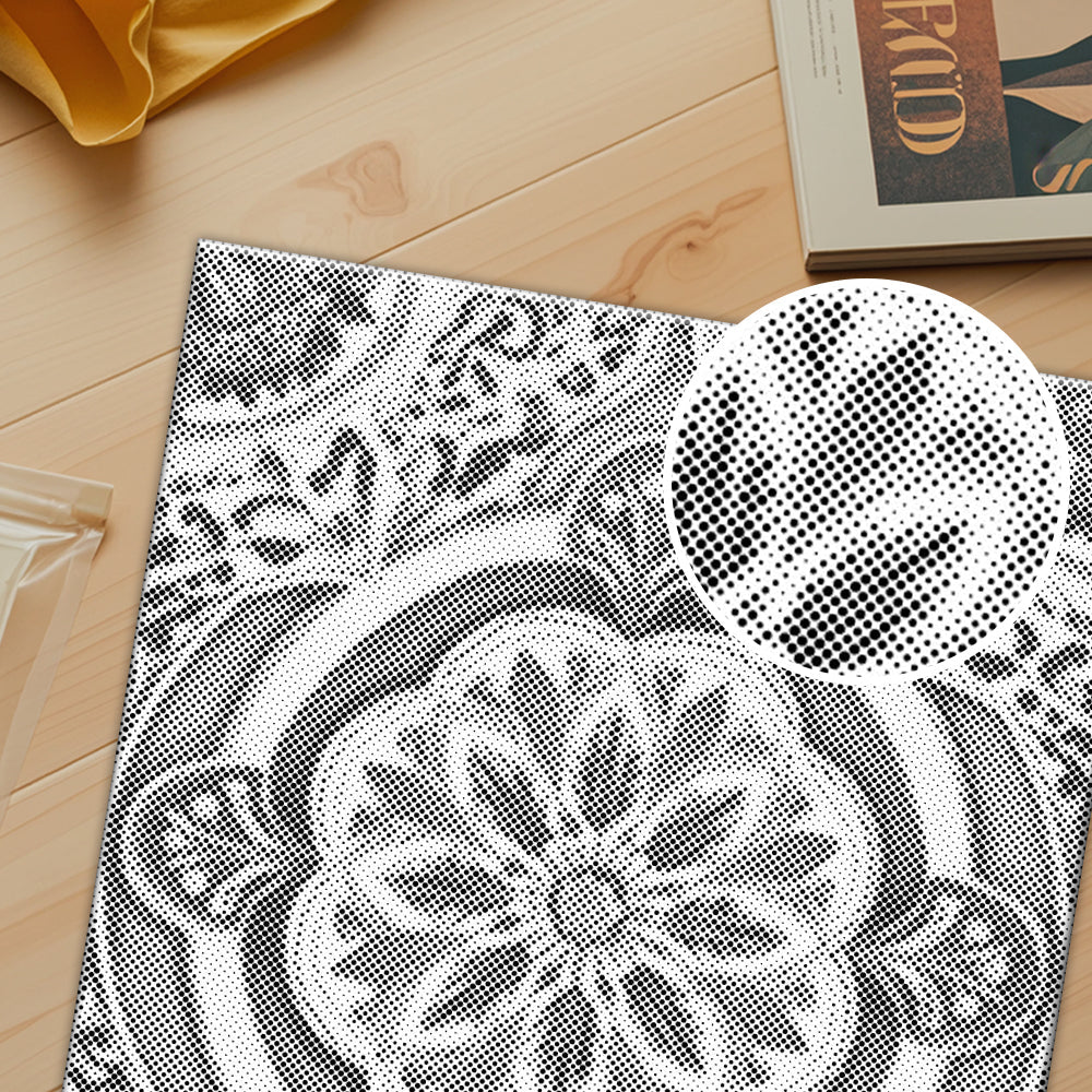 Golden Green Mandala - Dot Painting