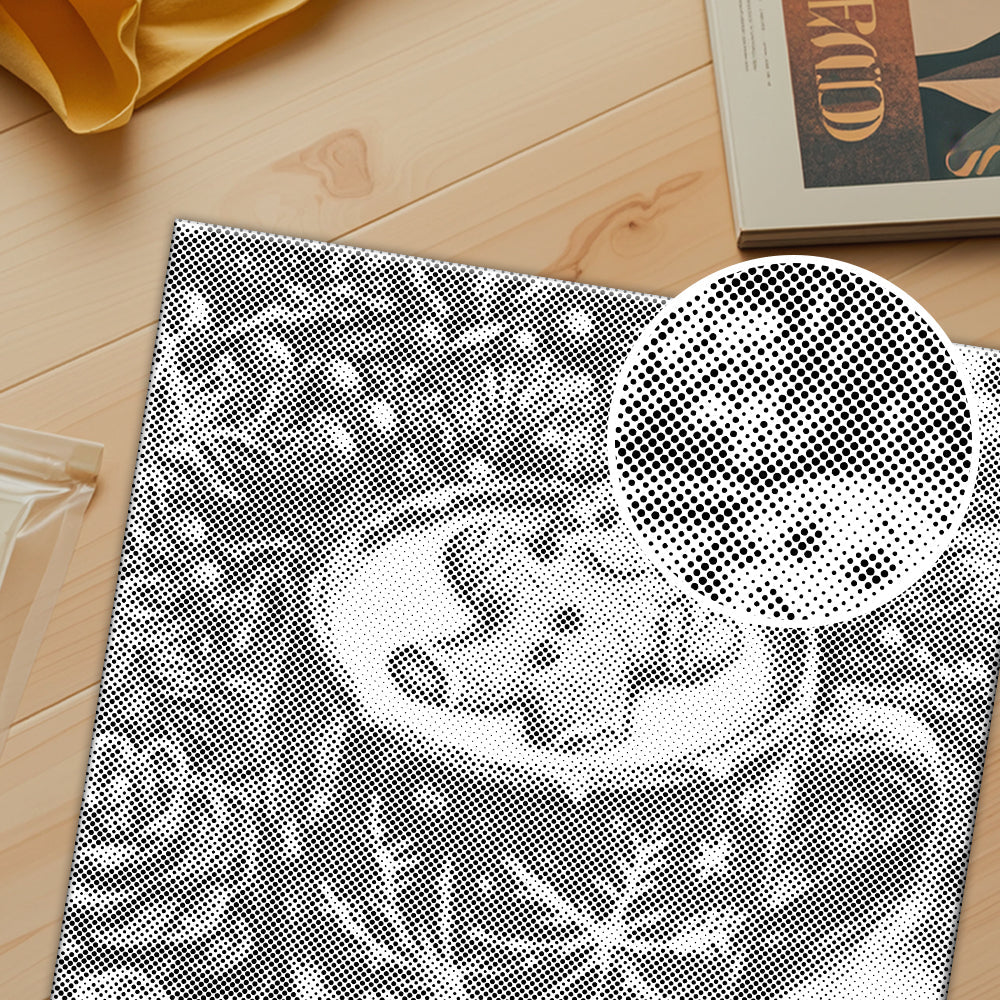 Gingerbread Man and Hot Tea - Dot Painting