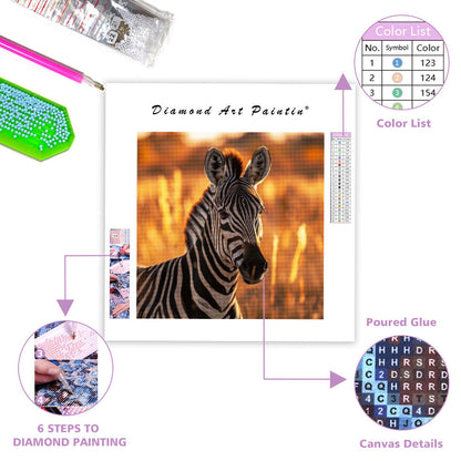 Zebra Stripes - Diamond Painting