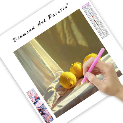 Lemon Kitchen Still Life - Diamond Painting