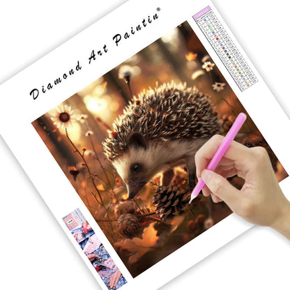 Pinecone Hedgehog - Diamond Painting