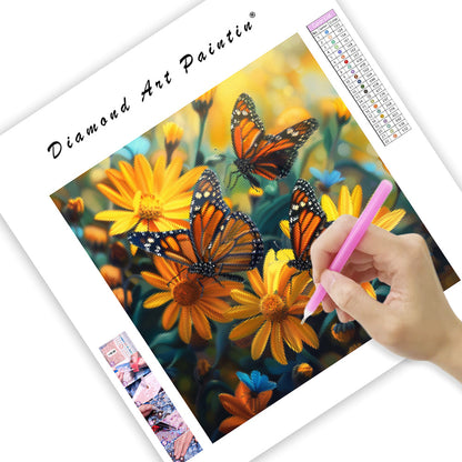 Meadow Butterflies - Diamond Painting
