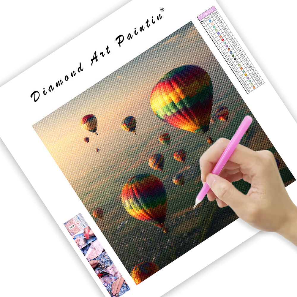 Dawn Balloon Festival - Diamond Painting