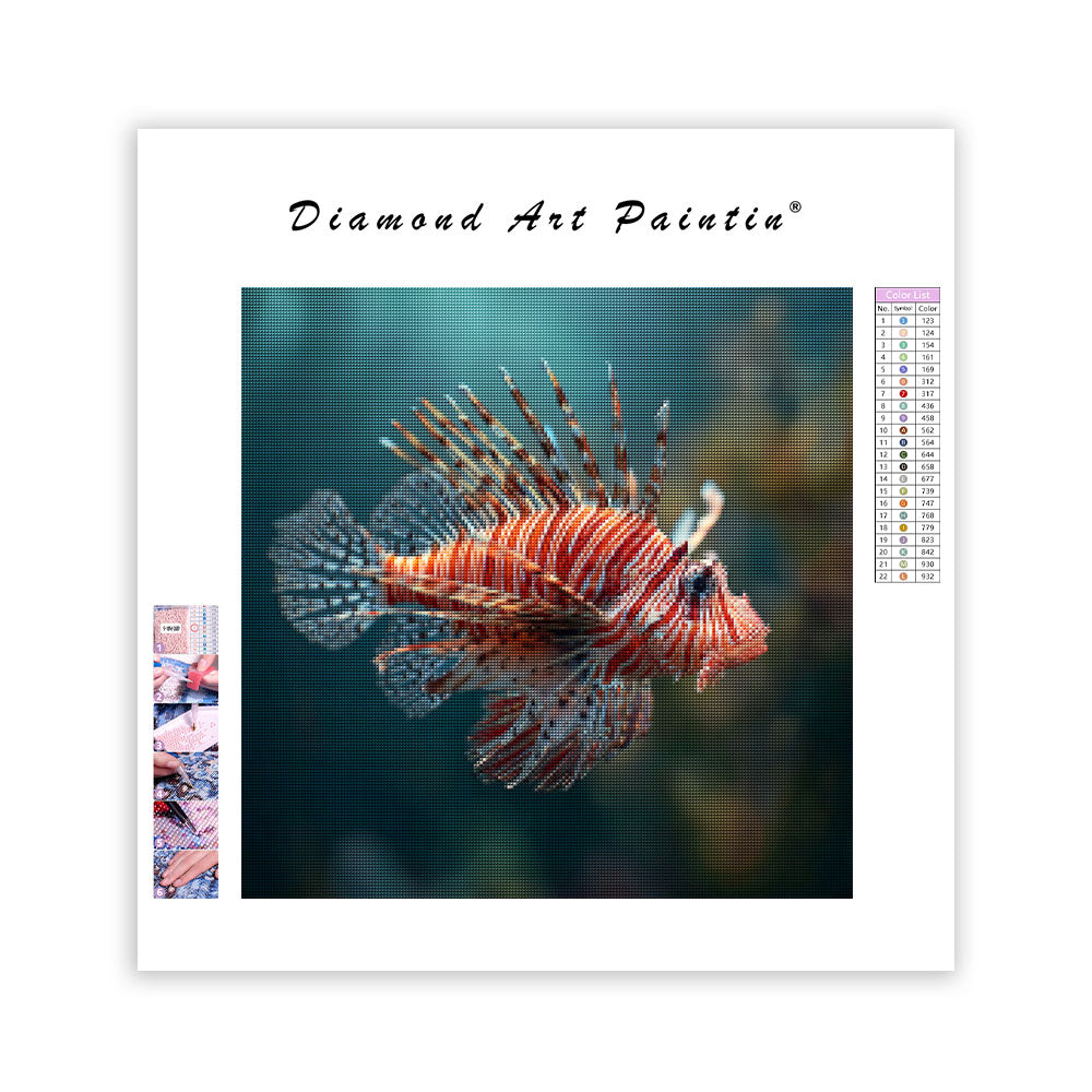 Lionfish Display - Diamond Painting