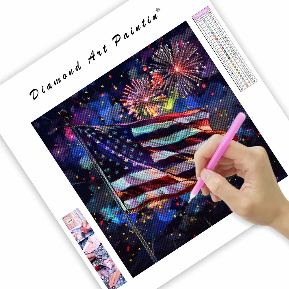 Stars and Stripes Celebration - Diamond Painting