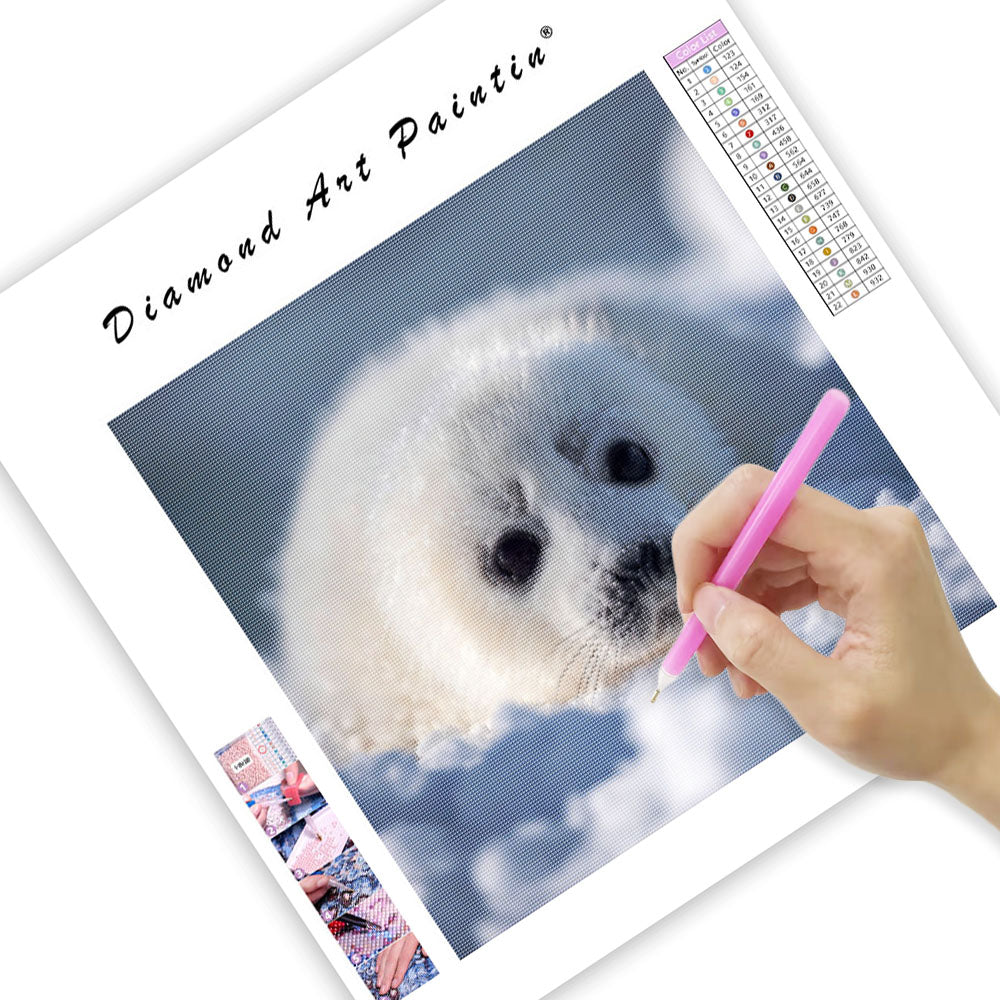 Harp Seal Pup - Diamond Painting